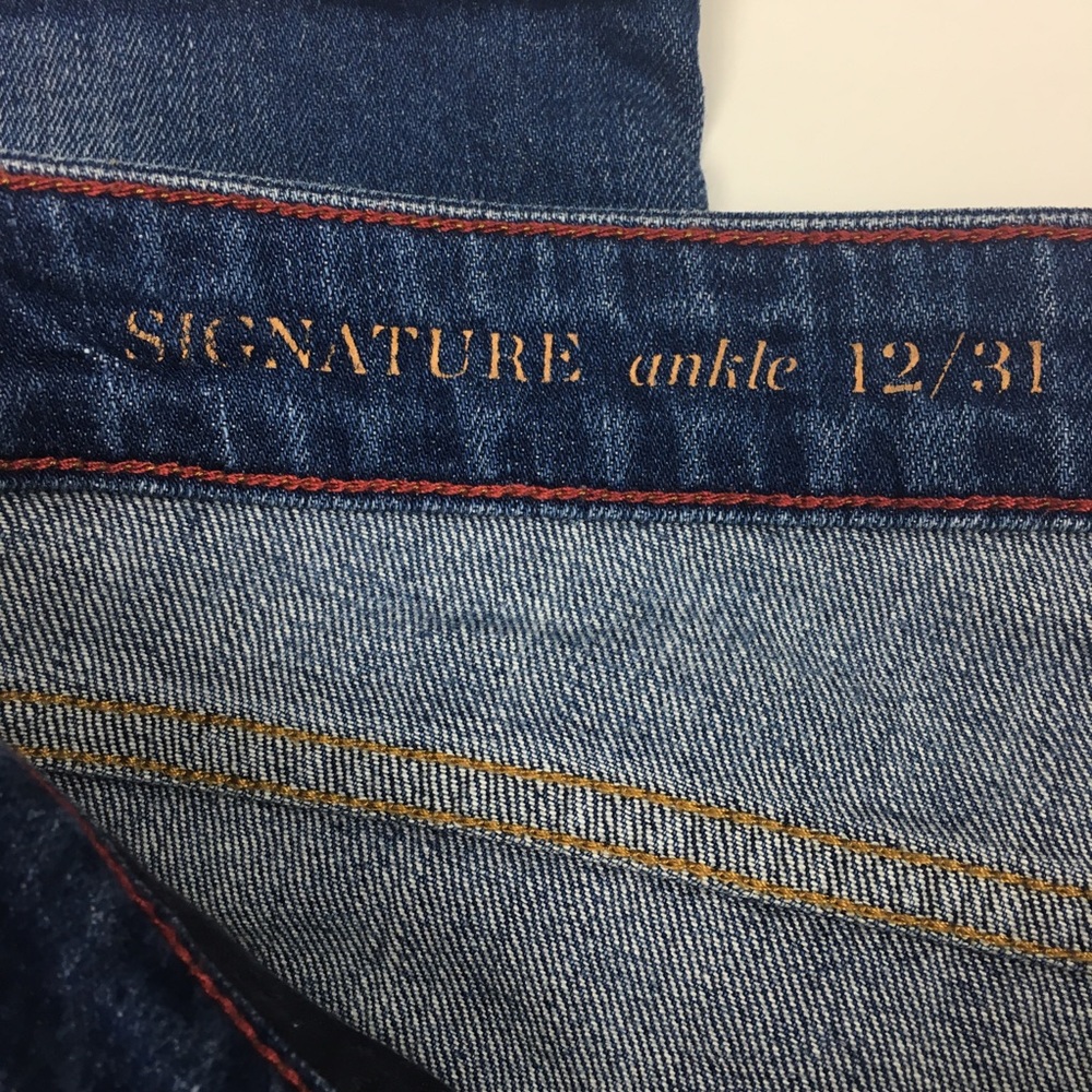 Talbots Signature Ankle Medium Wash Jeans 12/31x29 - Picture 4 of 6